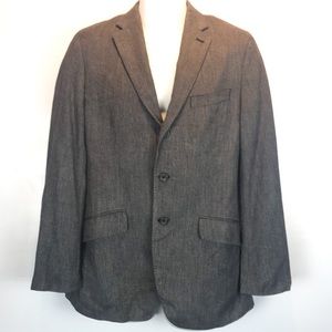 Banana Republic 3 button cotton blazer 38 R